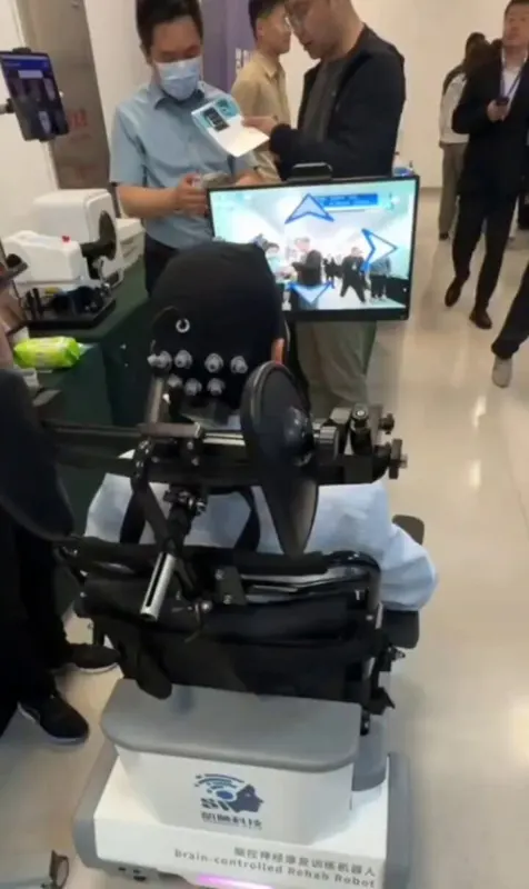 China BCI: mind-controlled powered wheelchair