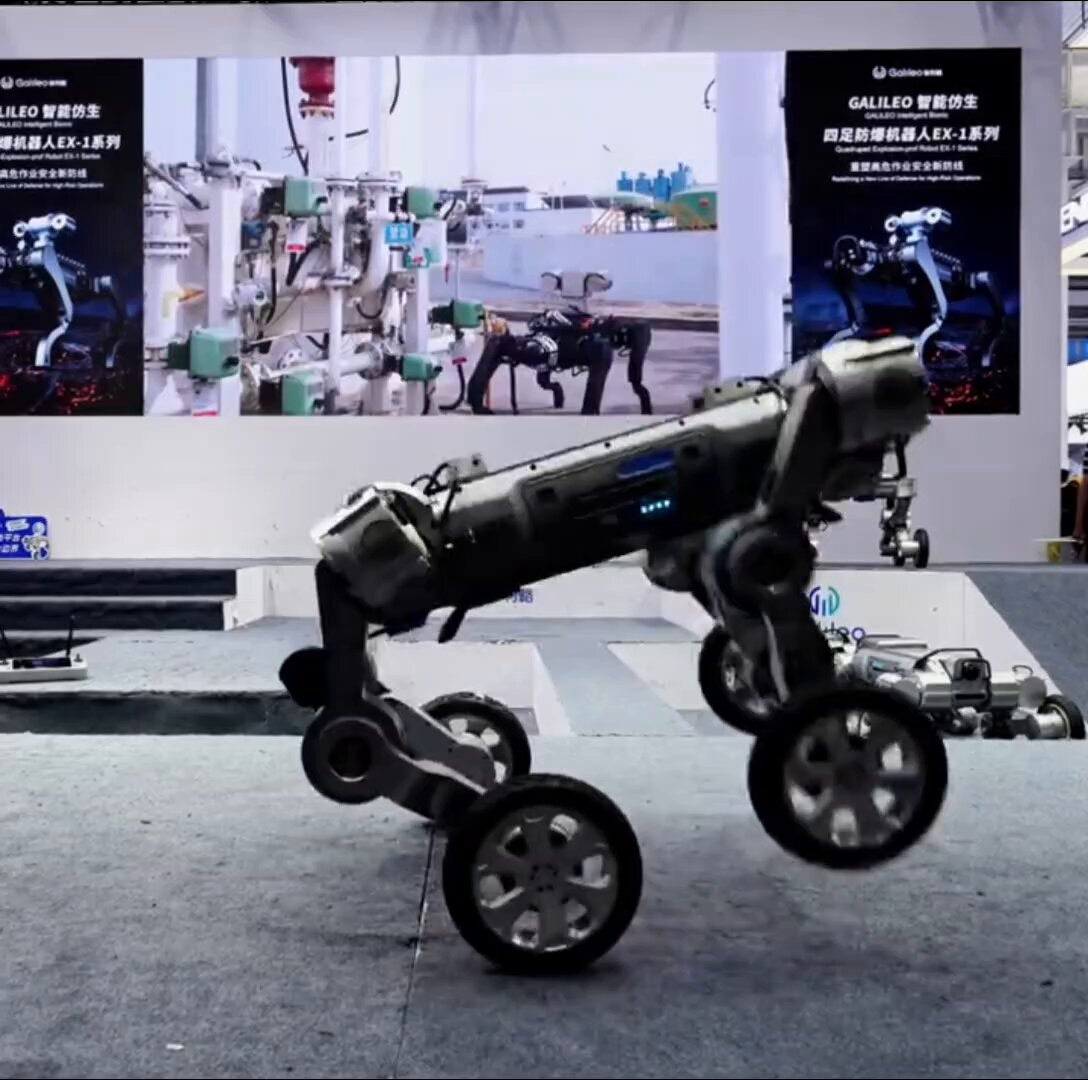 China Galileo Robotic Dog: Transformer-Like Shape Shifting