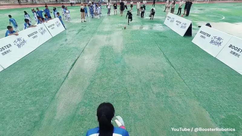 Soccer PK: Humanoid Robot vs Human Goalkeeper