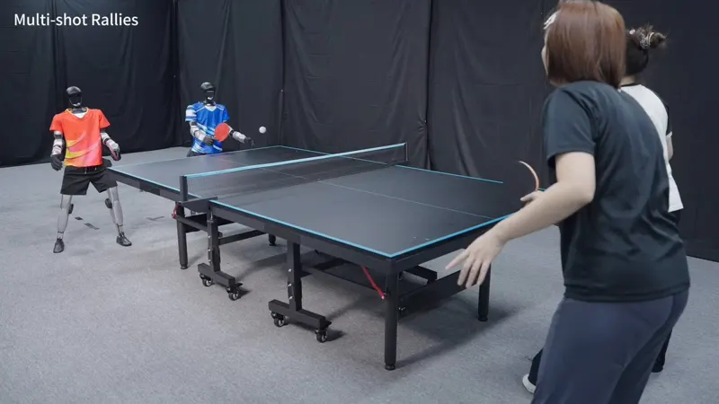PingpongDuo：人形机器人乒乓球双打
