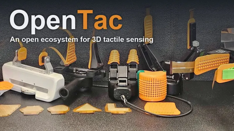 OpenTac Opens the Full Stack for 3D Tactile Sensing