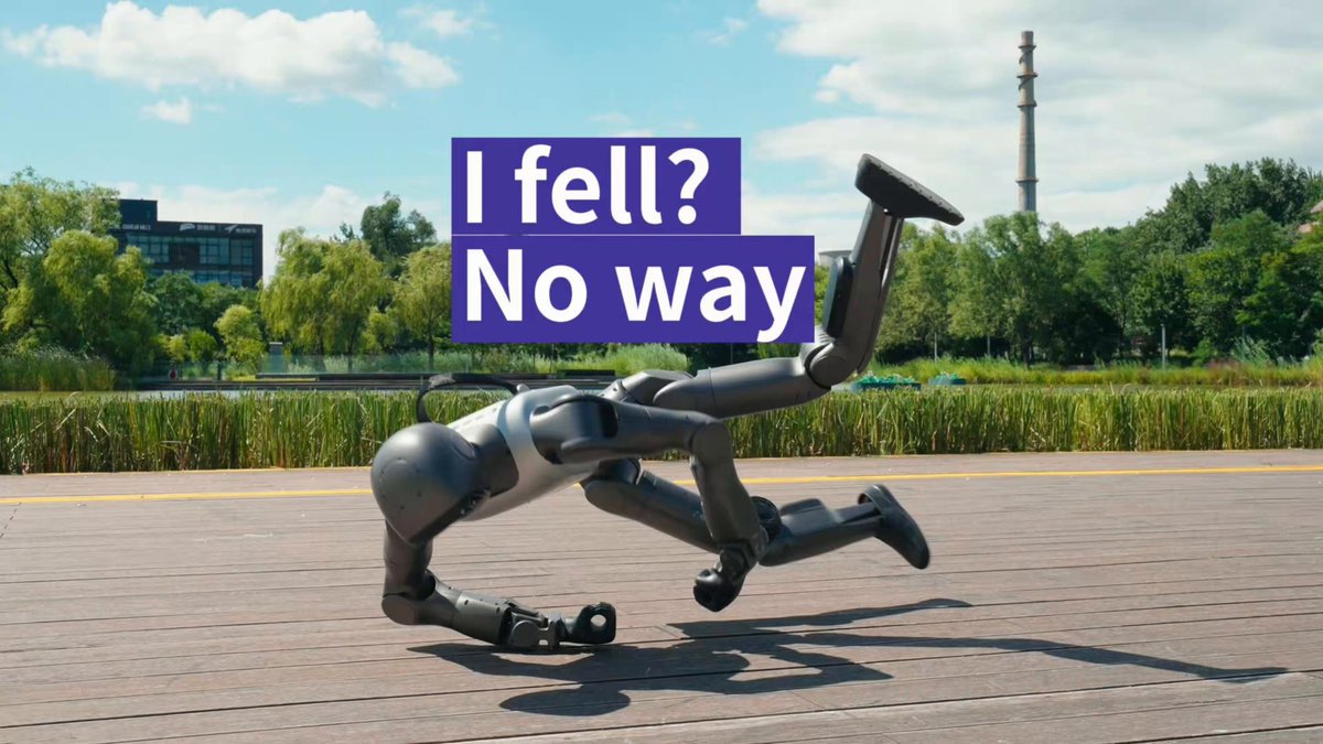 Booster humanoid robot performs breakdance choreography