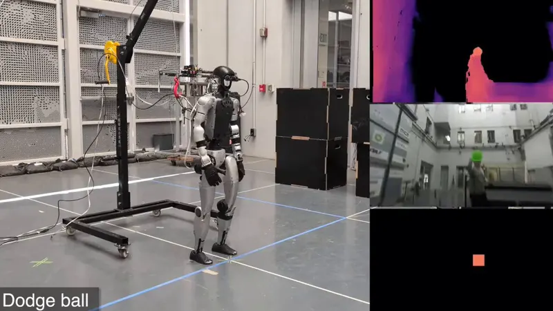 Unitree G1 Humanoid Plays Dodgeball