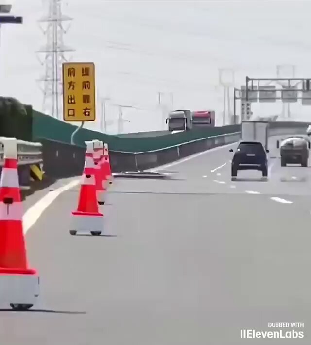 China robotic traffic cones for emergency response
