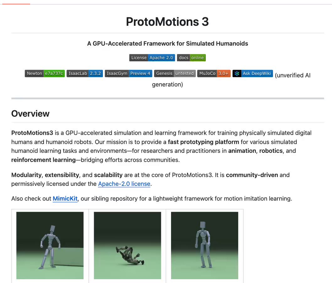 NVIDIA open-source humanoid controller training framework