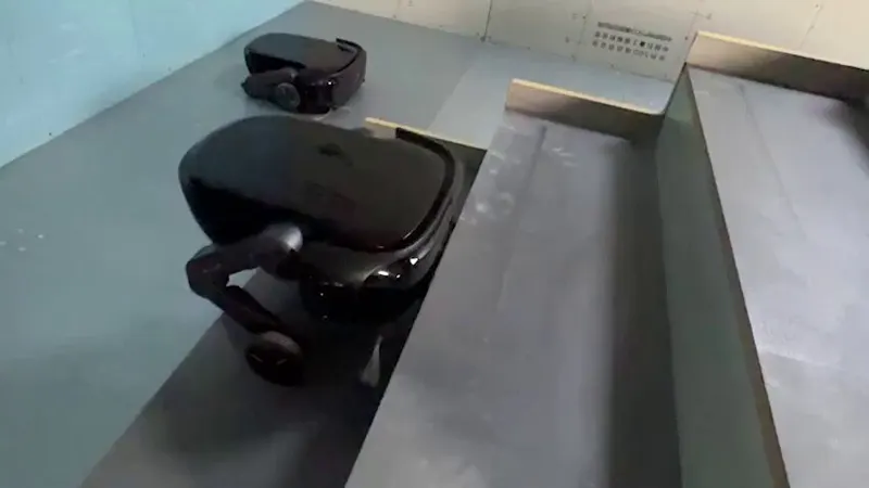Roborock Saros Rover climbs stairs