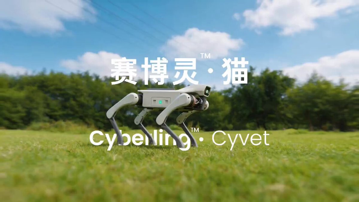 Unifree Cyber Cat Robot 720 Backflip
