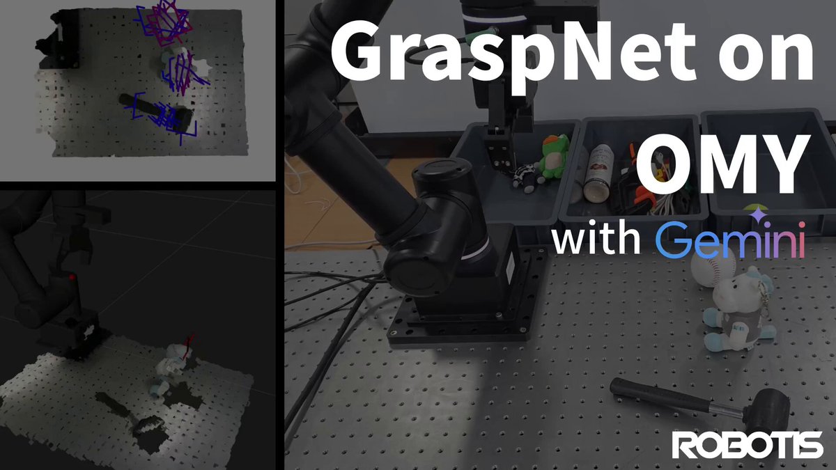 OMY + Gemini + GraspNet: VLM-Driven Smart Pick-and-Place