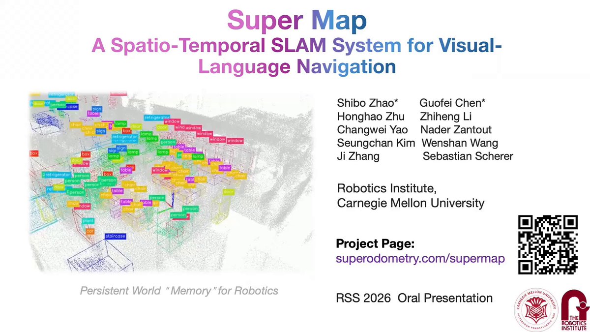 SuperMap Turns SLAM into Persistent 4D Spatial Memory