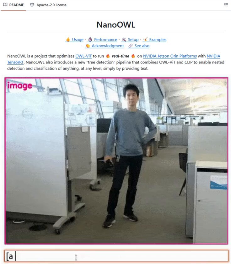 NanoOWL: Zero-Shot Real-Time Object Detection by NVIDIA