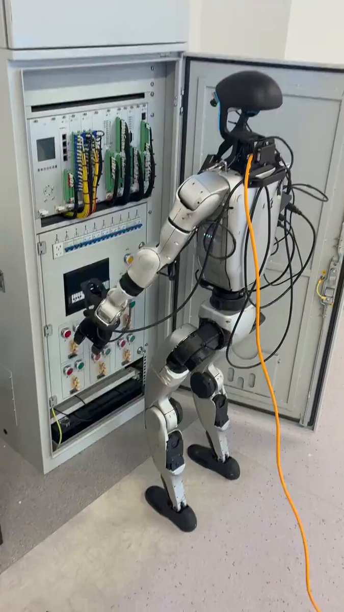 Embodied Humanoid Robot for Substation Inspection