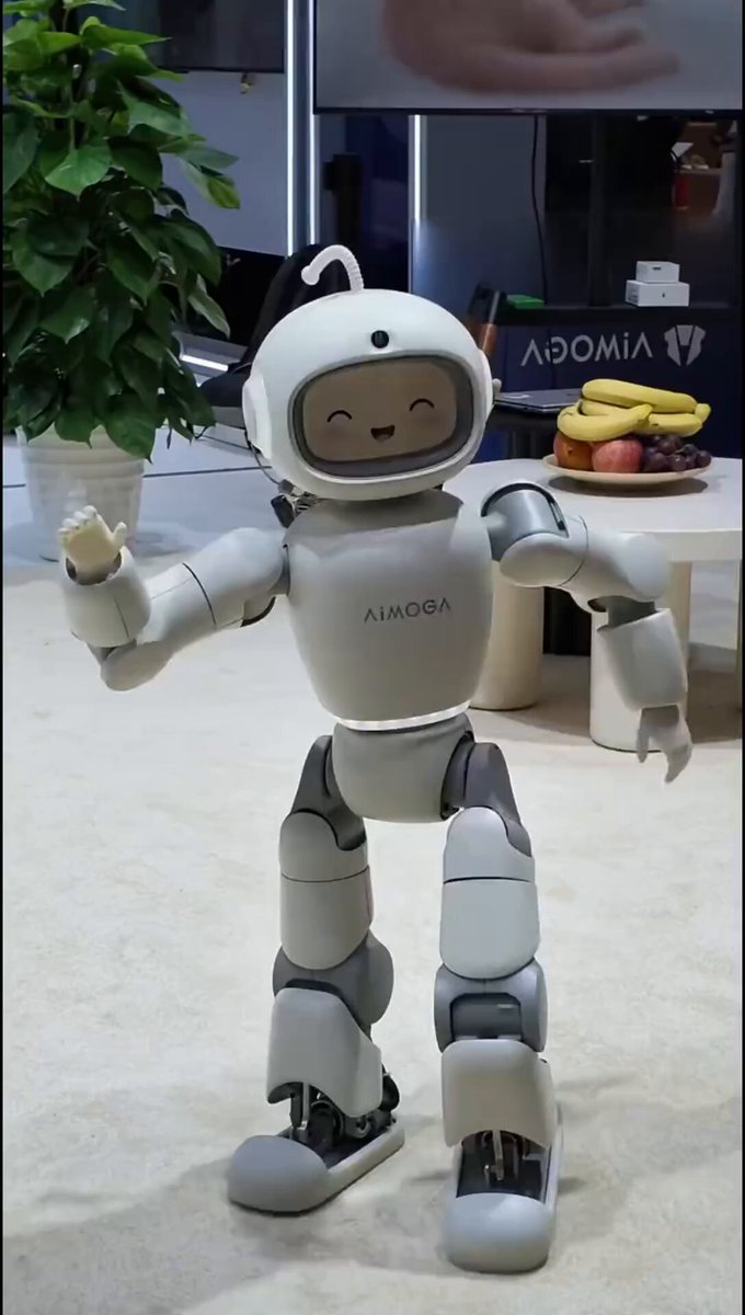 奇瑞AiMOGA小型人形机器人亮相WRC 2026