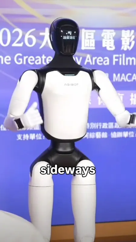 AGIBOT A3 Converses and Gestures Live on Stage with WITA-Omni