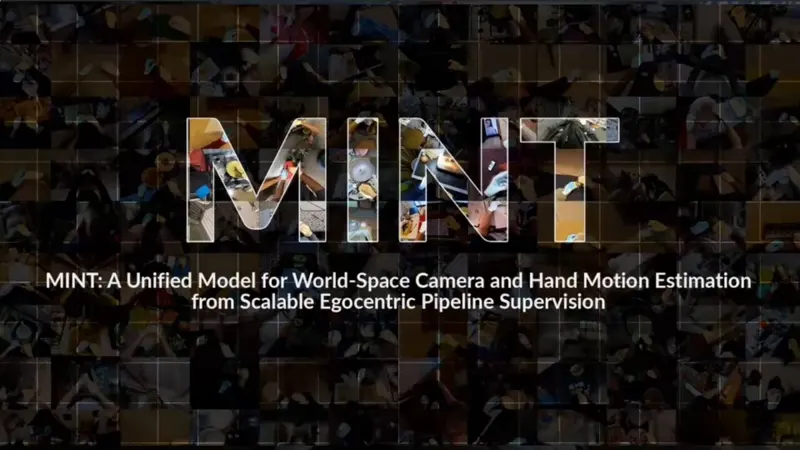 MINT open-source egocentric hand motion reconstruction