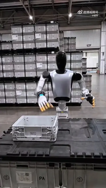 Xiaomi Humanoid Robots Handle Factory Tasks & Film Each Other